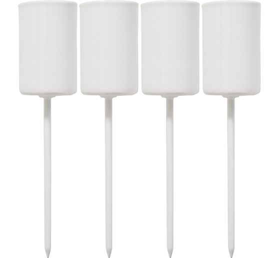 Piques bougeoirs en m&eacute;tal pour bougie chandelle