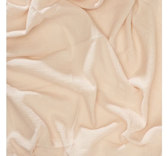 Musselin-Baumwollstoff "Uni"