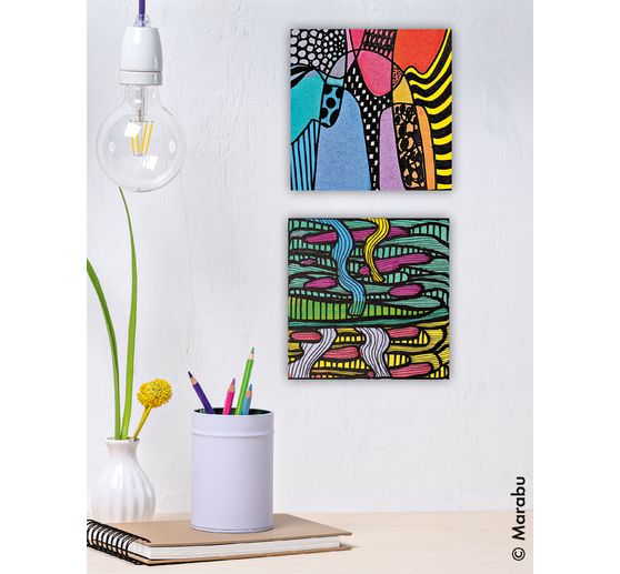 Marabu Acryl Color Squeegee Art Set