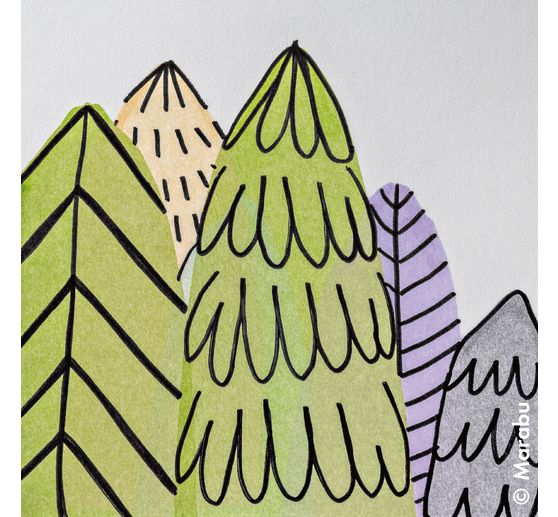 Marabu Acryl Color Squeegee Art Set