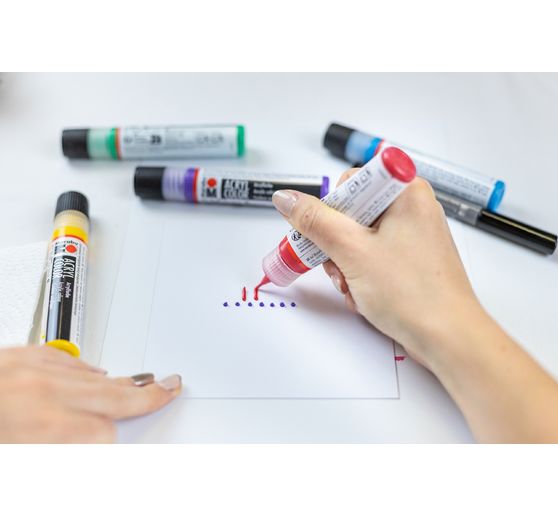 Marabu Acryl Color Squeegee Art Set