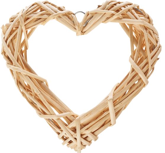 Weidenherz zum Aufh&auml;ngen