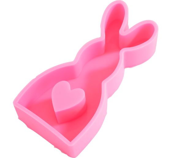 VBS Silicone casting mould "Bunny with heart"