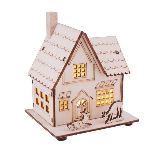 VBS Houten bouwpakket "Huis met herten"