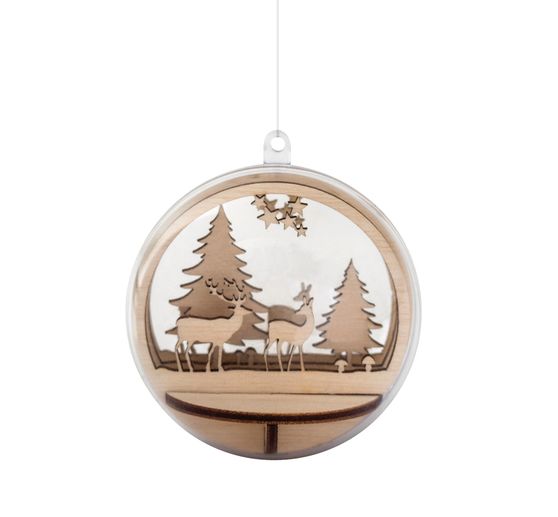 Houten stok motief "Rendier