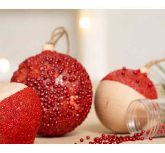 Houten kerstbal