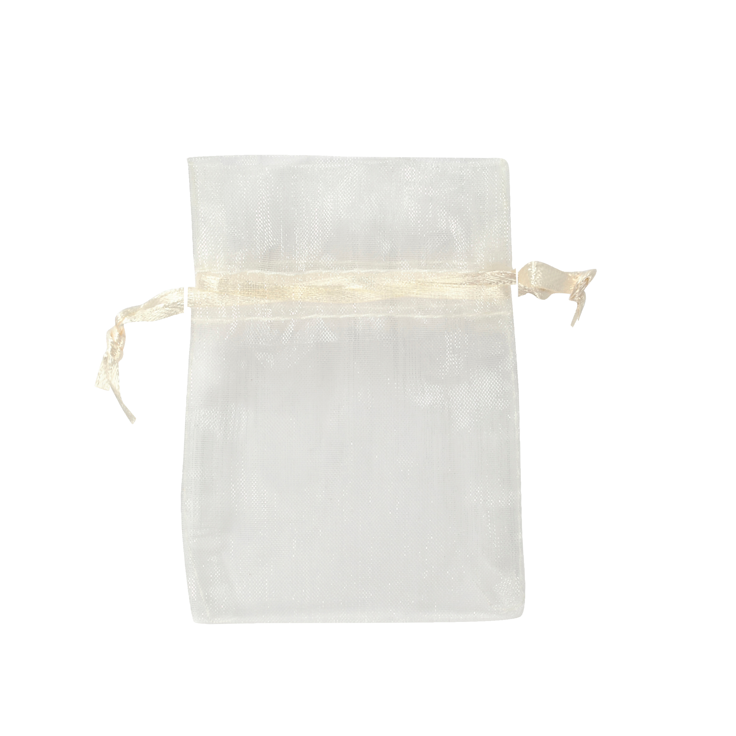Sachet Organza Jaune - 1 Pièce, Neuf, Pour Mariage Ou Cadeau