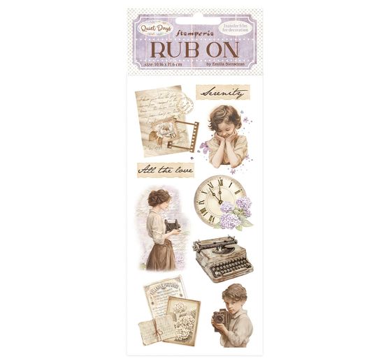 Rub On Transferfolie "Quiet Days"