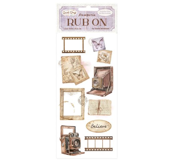 Rub On Transferfolie "Quiet Days"