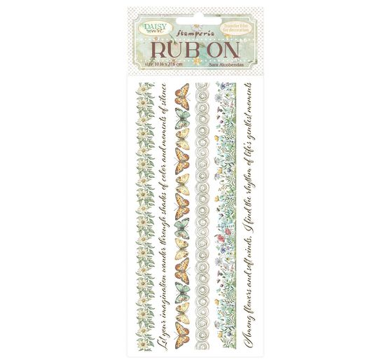 Rub On Transferfolie "Daisy Art"