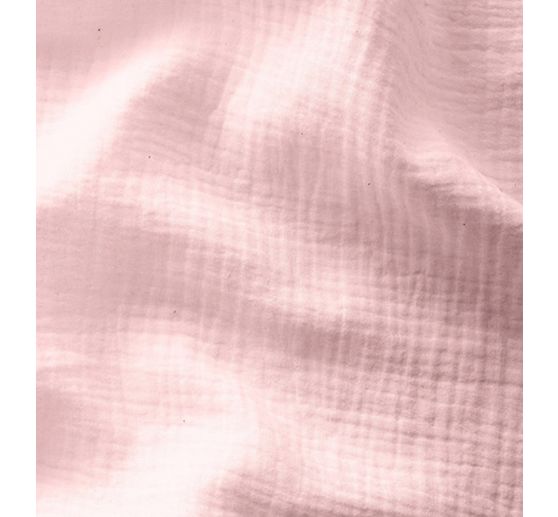 Musselin-Baumwollstoff "Uni"