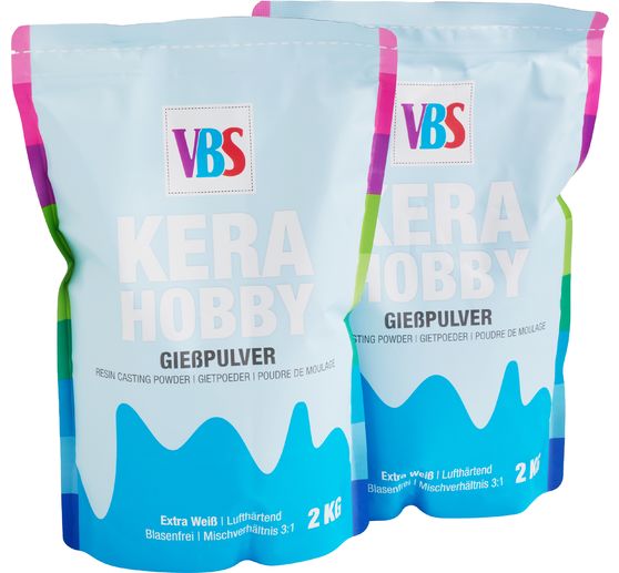 VBS Gietpoeder "KeraHobby", Wit