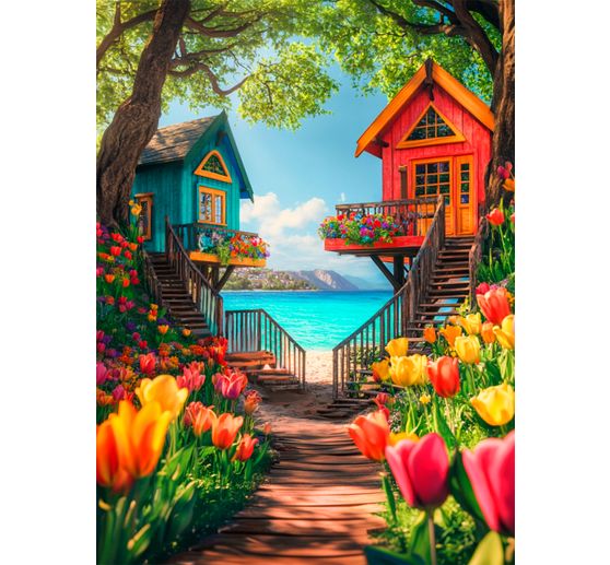 Diamond Painting Set, 30 x 40 cm