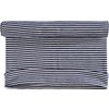 Manchet stof 1x1 rib "Stripe 3 mm" Navy-Wit