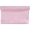 Manchet stof 1x1 rib "Stripe 3 mm" Roze-Wit