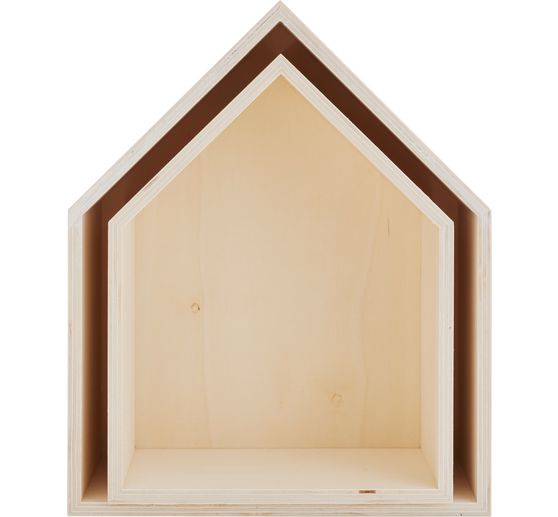 &Eacute;tag&egrave;re en bois VBS &laquo; Maison &raquo;