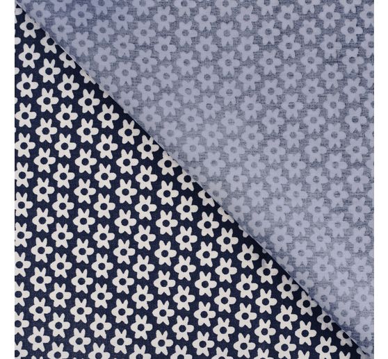 Tissu popeline de coton au m&egrave;tre &laquo; Daisy &raquo;