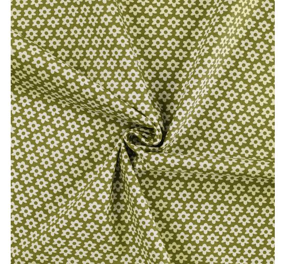 Tissu popeline de coton au m&egrave;tre &laquo; Daisy &raquo;