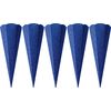 Schult&uuml;ten-Rohling "Glitter", 5 St&uuml;ck Ultramarine