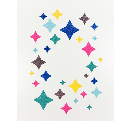 Glitterkarton Rainbow