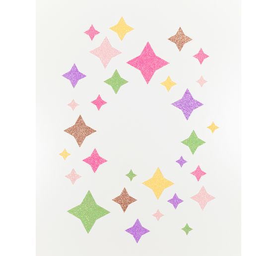 Glitterkarton Rainbow