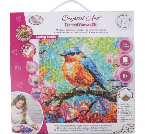 Diamond Painting &laquo; Crystal Art Kit &raquo;, 30 x 30 cm