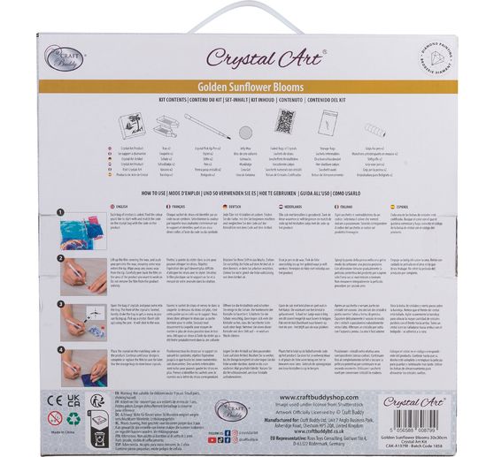 Diamond Painting &laquo; Crystal Art Kit &raquo;, 30 x 30 cm