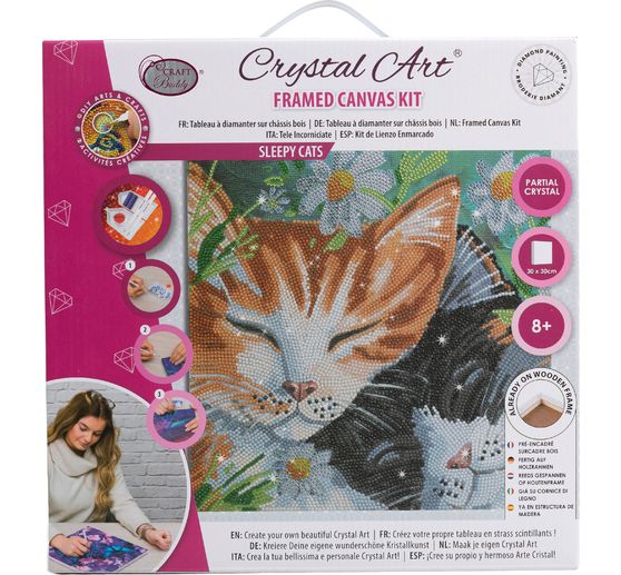 Diamond Painting &laquo; Crystal Art Kit &raquo;, 30 x 30 cm