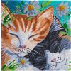 Diamond Painting &laquo; Crystal Art Kit &raquo;, 30 x 30 cm Sleepy Cats