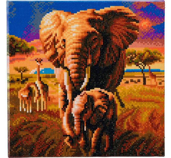 Diamond Painting &laquo; Crystal Art Kit &raquo;, 30 x 30 cm