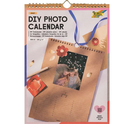 DIY Photo calendar "Kraft"