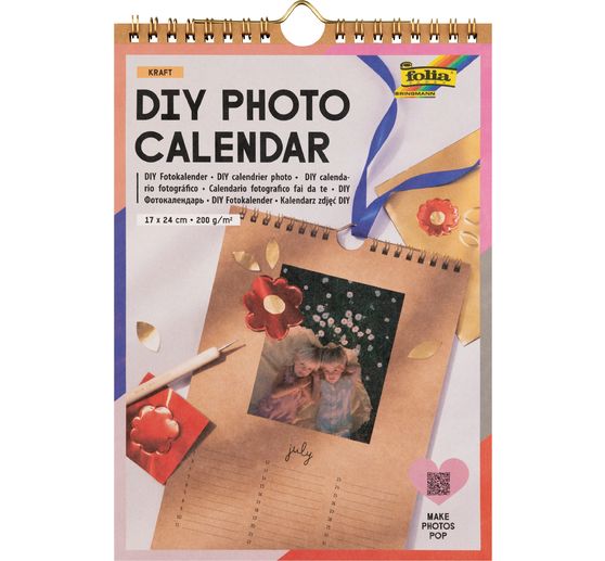 DIY Photo calendar "Kraft"