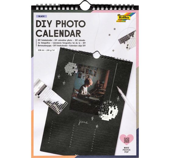 DIY Fotokalender "Black"