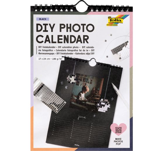 DIY Fotokalender "Black"