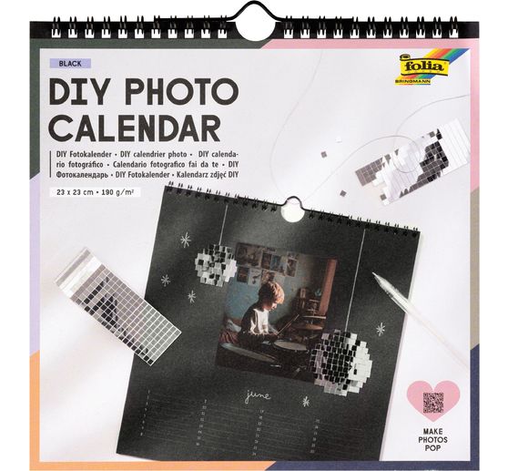 DIY Fotokalender "Black"