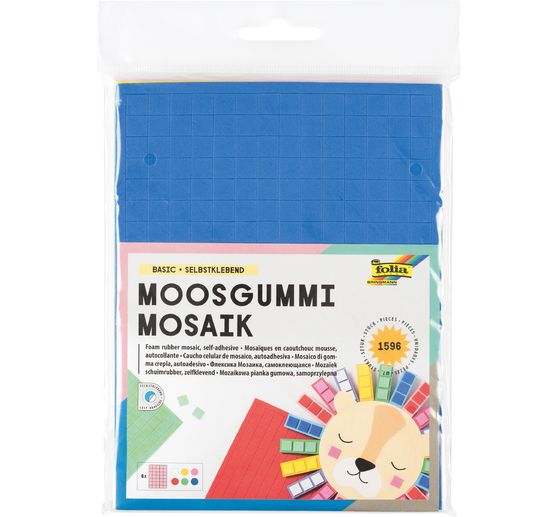 Moosgummi-Mosaik, selbstklebend