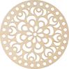 Makramee-Kn&uuml;pfscheibe Rund, 15 cm