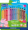 Noris junior Kinderbuntstifte "Peppa Pig", + 1 Anspitzer