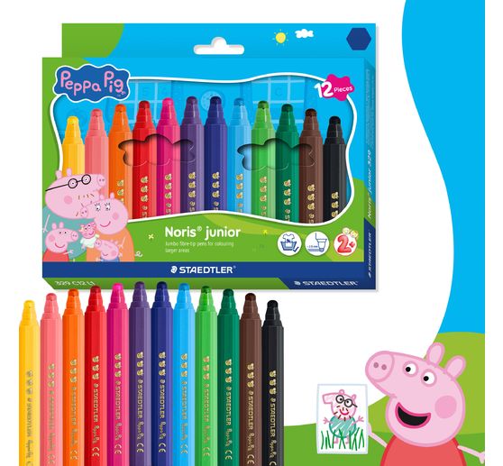 Feutres Noris junior &laquo; Peppa Pig &raquo;