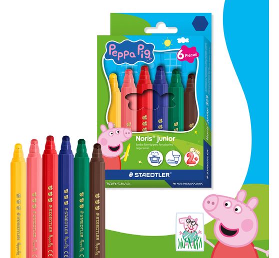 Feutres Noris junior &laquo; Peppa Pig &raquo;