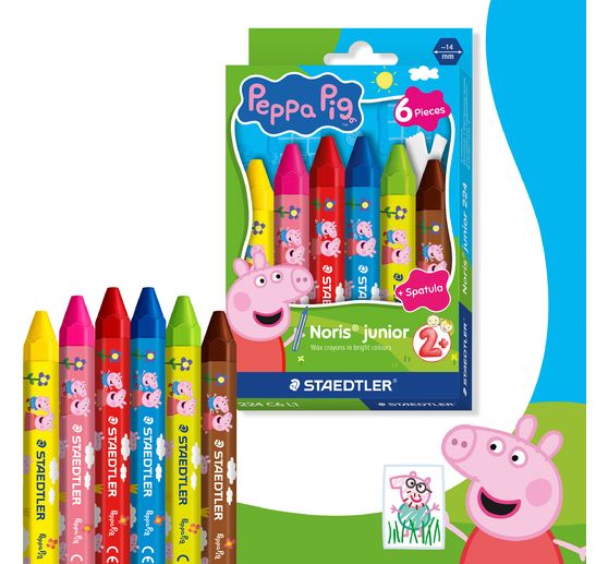 Noris junior waskrijtjes "Peppa Pig"