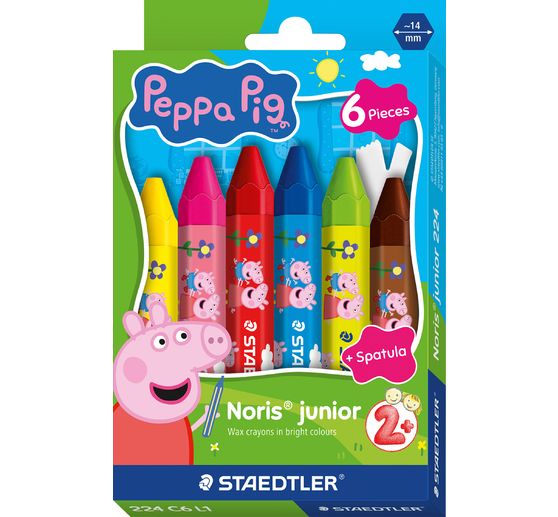 Noris junior waskrijtjes "Peppa Pig"
