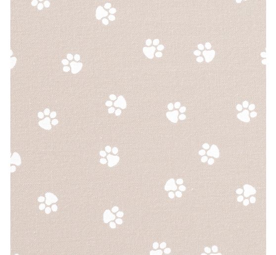 Katoenen poplin stof "Paws"