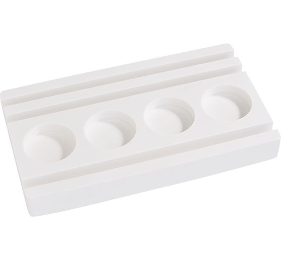 VBS Silicone mould "Tealight holder - Rectangular" with plug edge