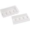 VBS Silicone mould "Tealight holder - Rectangular" with plug edge 4 tealight candles