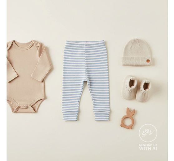 Rippjersey-Stoff "Streifen"