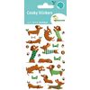 Epoxy-Sticker Dackel