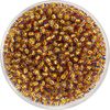 Seed beads, crystal, 2.6 mm Yellow/ Blue/Red