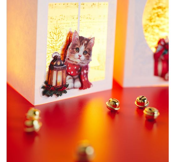 3D Stansvel set "Furry Christmas"