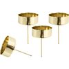 Metall-Teelichthalter Gold